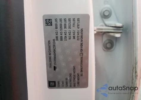 2019 Chevrolet Silverado C1500 из США, поврежденный, VIN 1GCRWAEH5KZ261245